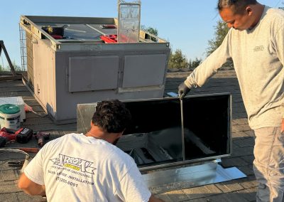 AC Replacement of an old residential unit done by Arrow Appliance Heating and Air Conditioning